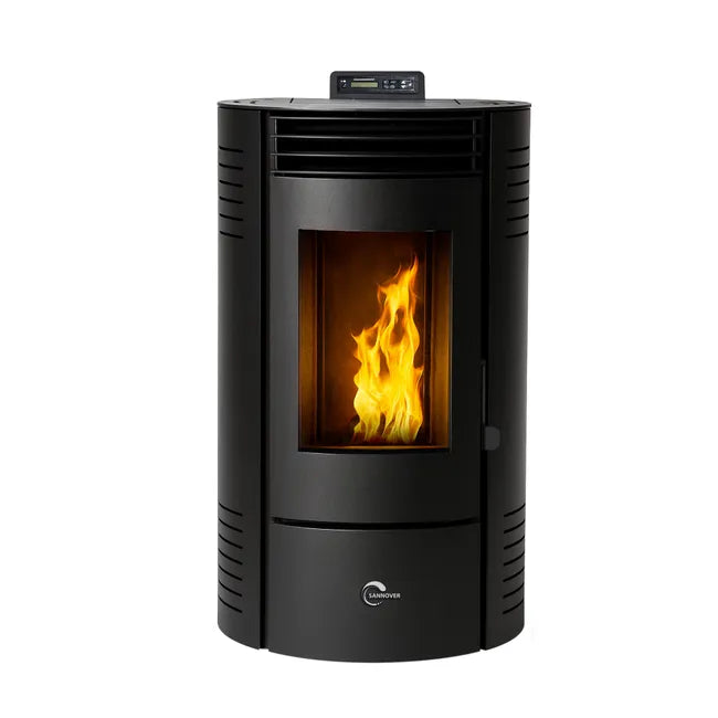 Stufa a pellet Azora 11,6 kW Nero Sannover - 3