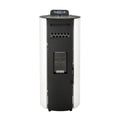 STUFE A PELLET ITALIA SRL- BOSTON 14 KW-RISCALDA FINO A 130 MQ - BIANCO