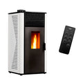 Stufa a pellet ad aria Anita da 12 kW Sannover bianco