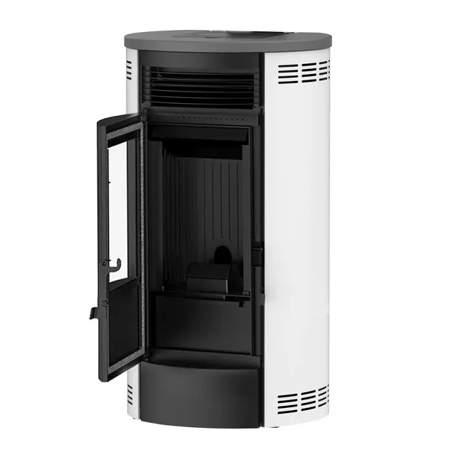 Stufa a Pellet Flavia 15 kW Sannover Bianco - 2