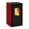 Stufa a pellet ventilata INVICTA Bassano 4.2 KW bordeaux